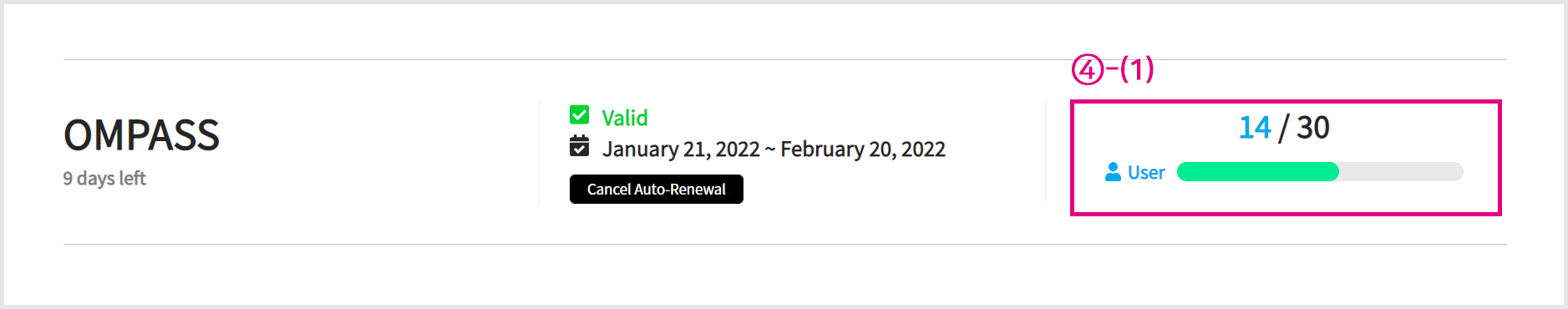 대시보드 사용자 정보
